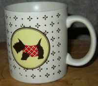 Otagiri SCOTTIE DOG Stoneware Coffee Mug JAPAN